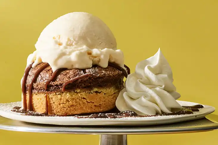 Shortbread Chocolate Souffle Cake