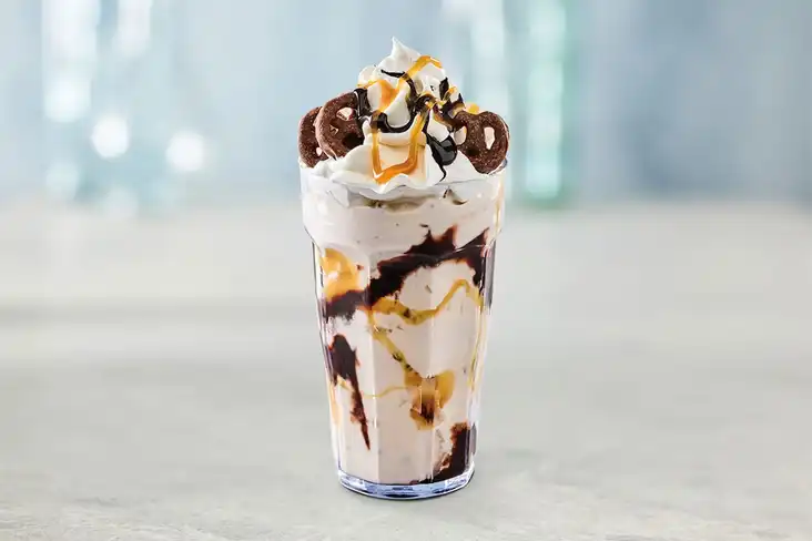 Kids Chocolate Covered Pretzel Milkshake