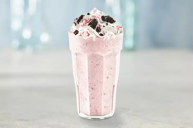 Kids OREO Candy Cane Milkshake